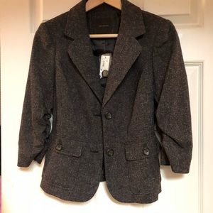 The Limited Stylish Removable Belt Blazer XS